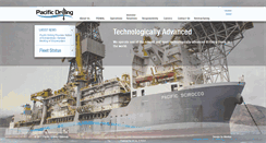 Desktop Screenshot of pacificdrilling.com